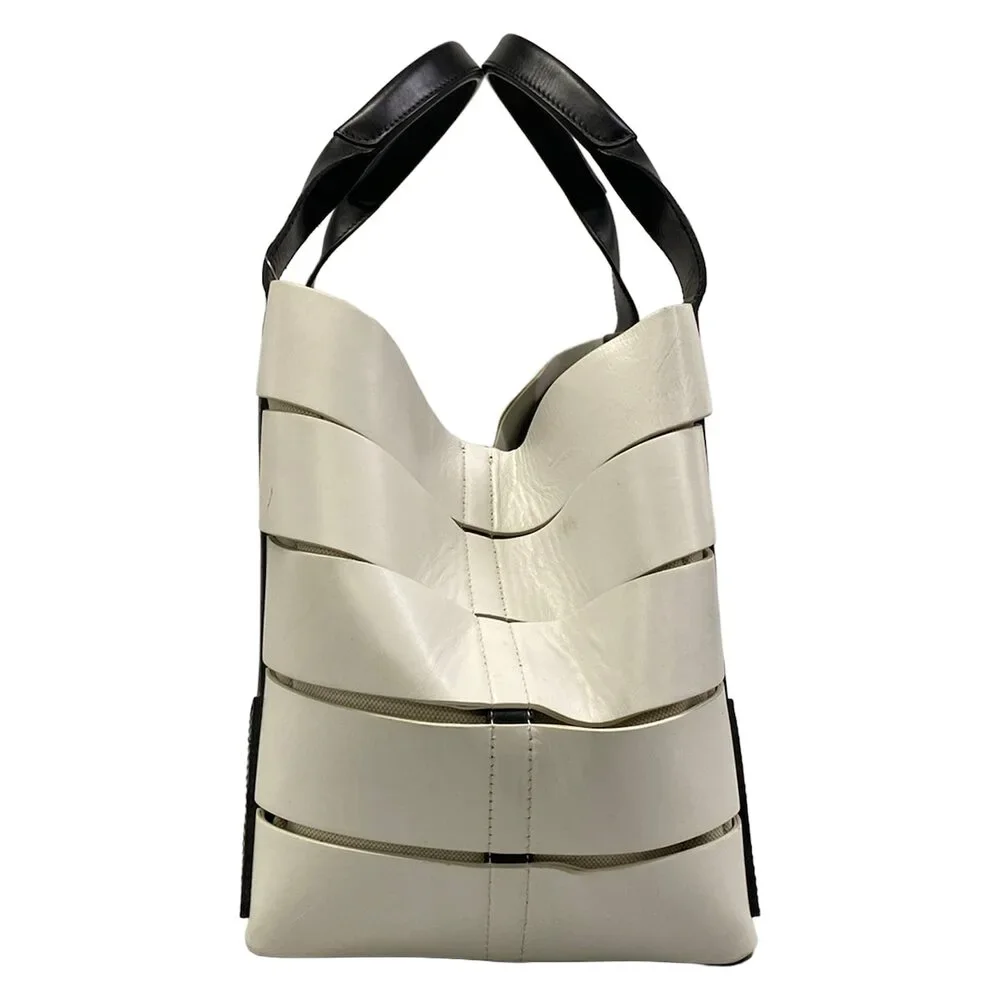Balenciaga Marine Tote Bag Tote Bag 380690 Black White